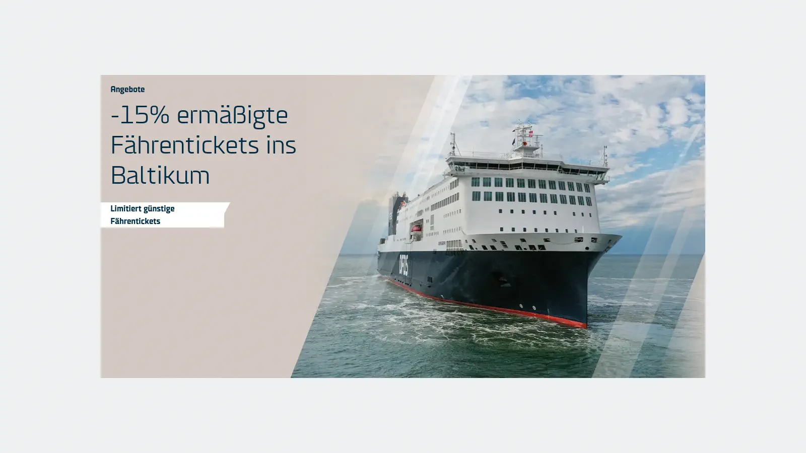 Sconto DFDS Baltic - 15% di sconto sui biglietti dei traghetti a destinazione della Lituania