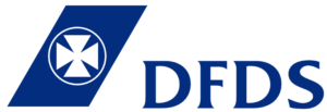 Logo della compagnia di navigazione DFDS