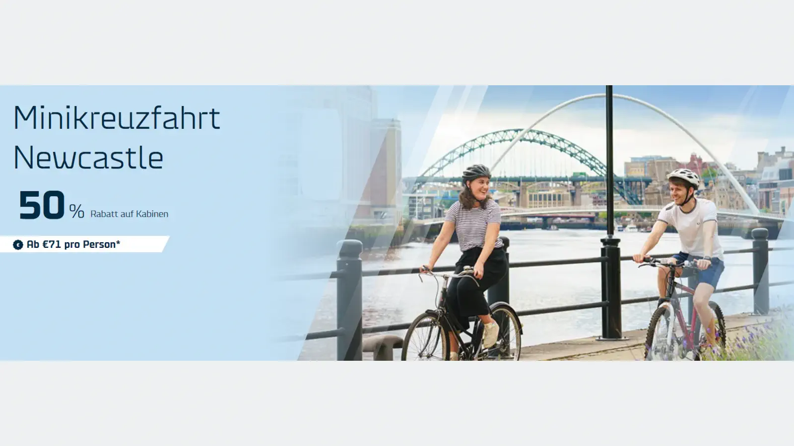 Offerta di primavera DFDS con il 50% di sconto a bordo della minicrociera Amsterdam-Newcastle