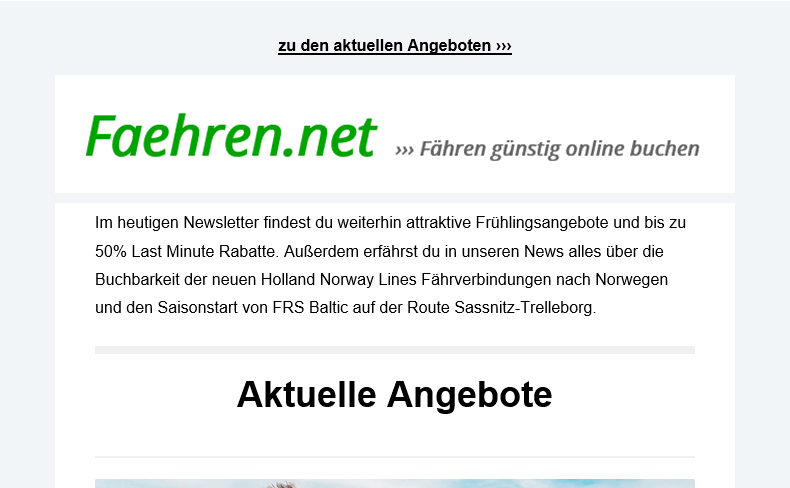 Newsletter di faehren.net