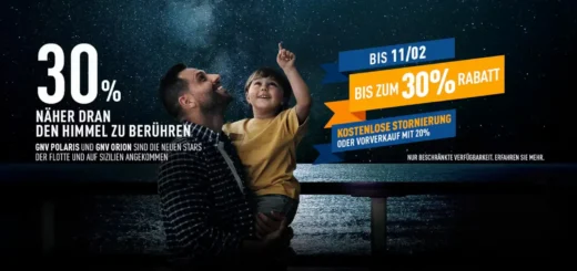 GNV Offerta early bird con il 30% di sconto