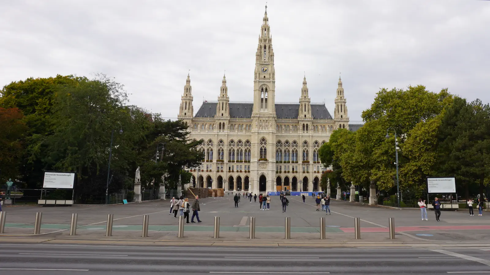 Vista del Municipio di Vienna.