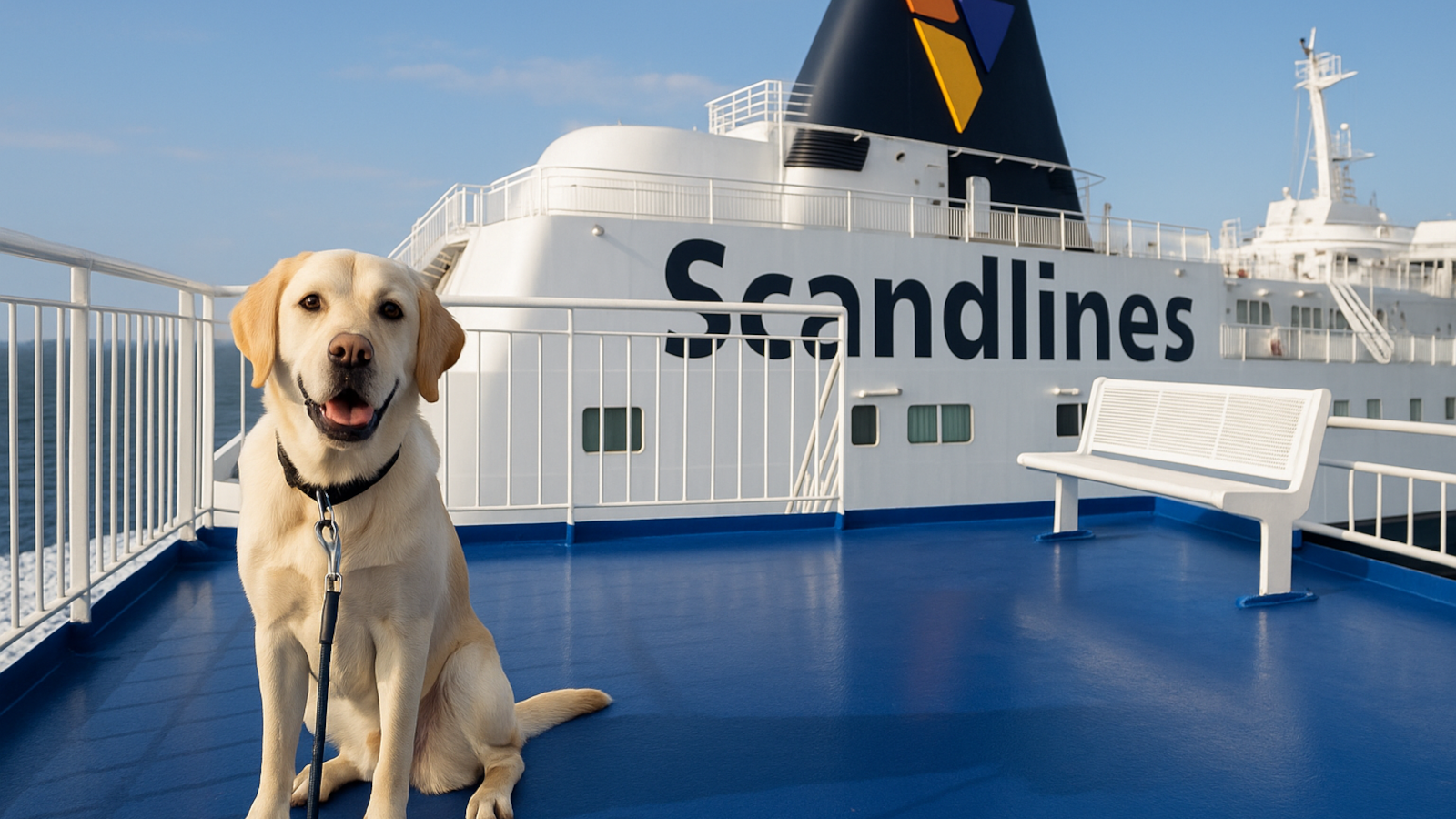 Viaggiare con il tuo cane a bordo dei traghetti Scandlines.