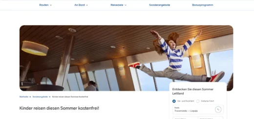 Con Stena Line, i bambini viaggiano gratuitamente a bordo del Traghetto per la Lettonia.