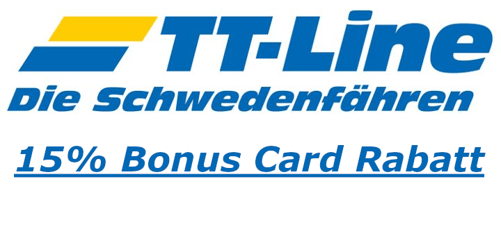 TT-Line Sconto Bonus Card - 15% di sconto sulle tariffe SMART e FLEX
