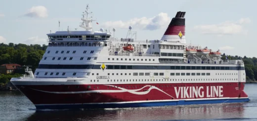 Il traghetto Gabriella della Viking Line in rotta verso l'arcipelago di Stoccolma.